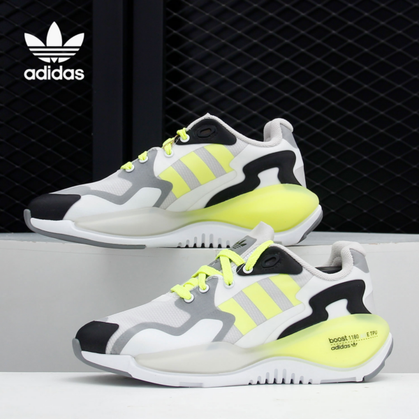 Giày Adidas ZX Alkyne 'White Solar Yellow' FX6227 - Ảnh 2