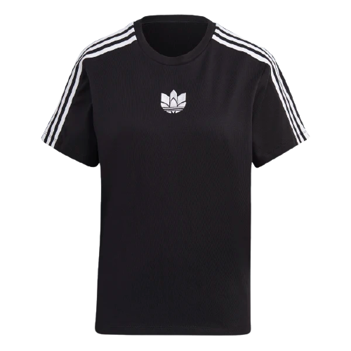 Áo Adidas Adicolor 3D Trefoil Loose Tee Black GN2930