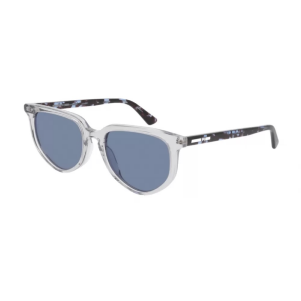 Kính Alexander McQueen Blue Cat Eye 'Grey' MQ0251S-004-53 - Ảnh 2