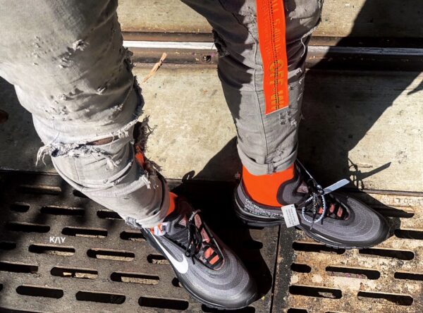Giày Nike Off-White x Air Max 97 'Black' AJ4585-001 - Ảnh 3