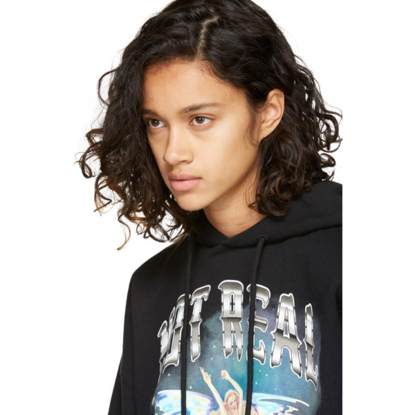 Áo Off White Not Real Naked Angel Black Hoodie OW0014 - Ảnh 2