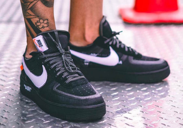 Giày Off-White x Nike Air Force 1 Low Black AO4606-001 - Ảnh 3