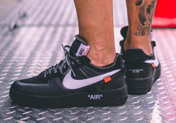 Giày Off-White x Nike Air Force 1 Low Black AO4606-001 - Ảnh 7