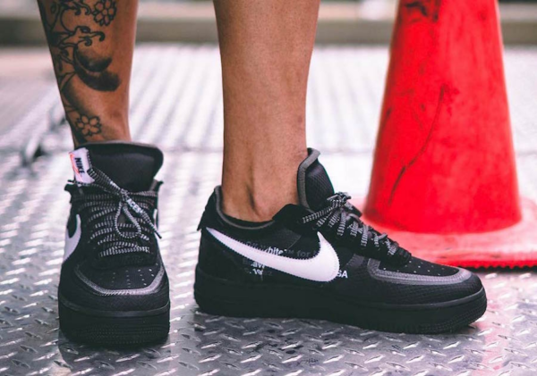 Giày Off-White x Nike Air Force 1 Low Black AO4606-001 - Ảnh 6