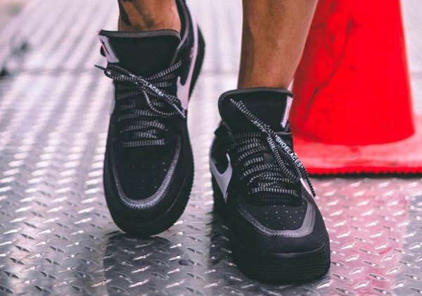 Giày Off-White x Nike Air Force 1 Low Black AO4606-001 - Ảnh 5
