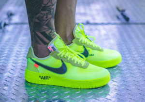 Alternative view of Giày Nike Air Force 1 Low Off-White Volt AO4606-700