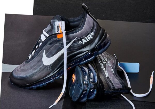 Giày Nike Off-White x Air Max 97 'Black' AJ4585-001 - Ảnh 7