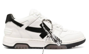 Giày Off-White Out of Office Low Top White Black OMIA189R21LEA0010110
