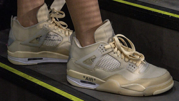 Giày Nike Air Jordan 4 Retro Off-White Sail CV9388-100 - Ảnh 5