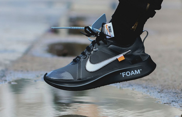 Giày Nike Off-White x Zoom Fly SP 'Black' AJ4588-001 - Ảnh 4