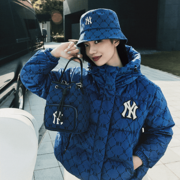 Túi MLB Monogram Diamond Jacquard New York Yankees 3ABMS011N-50BLD - Ảnh 9