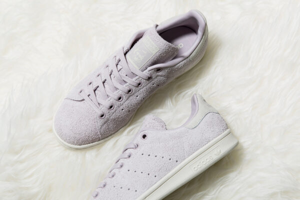 Giày Adidas Stan Smith Hairy Suede 'Ice Purple' S82258 - Ảnh 5