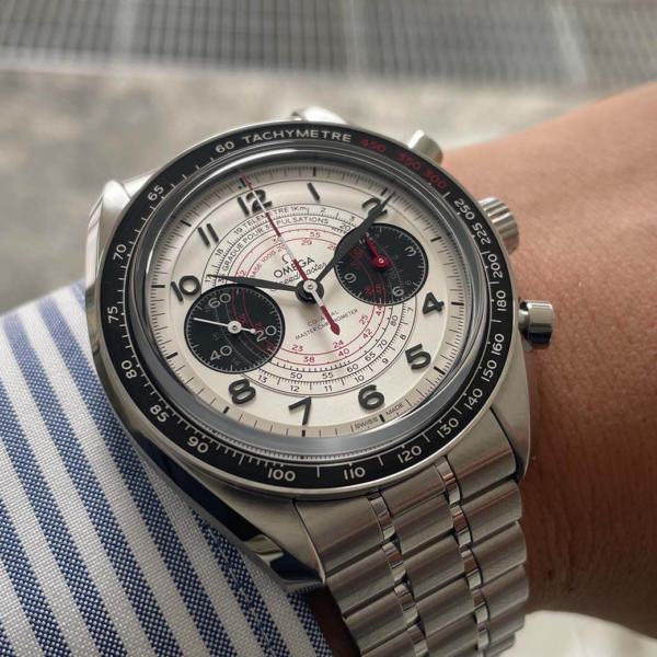 Đồng Hồ Omega Speedmaster Chronograph Hand 'Silver' 329-30-43-51-02-002 - Ảnh 2