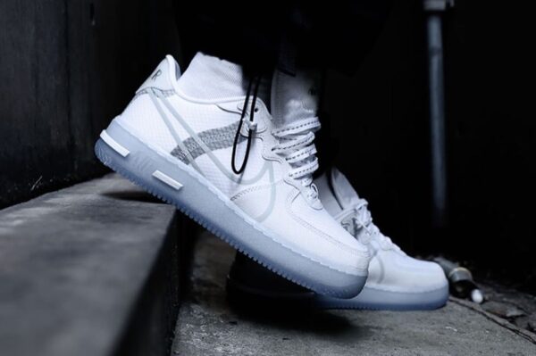 Giày Nike Air Force 1 React White Light Bone CQ8879-100 - Ảnh 6