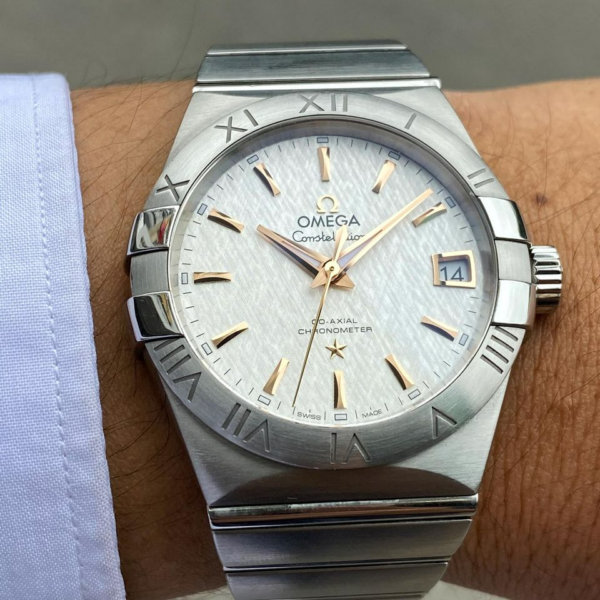 Đồng Hồ Omega Constellation Automatic 'Silver' 123-10-38-21-02-002 - Ảnh 4