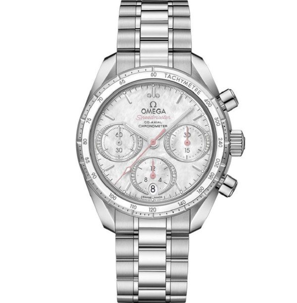 Đồng Hồ Omega Speedmaster Chronograph 'White' 324-30-38-50-55-001