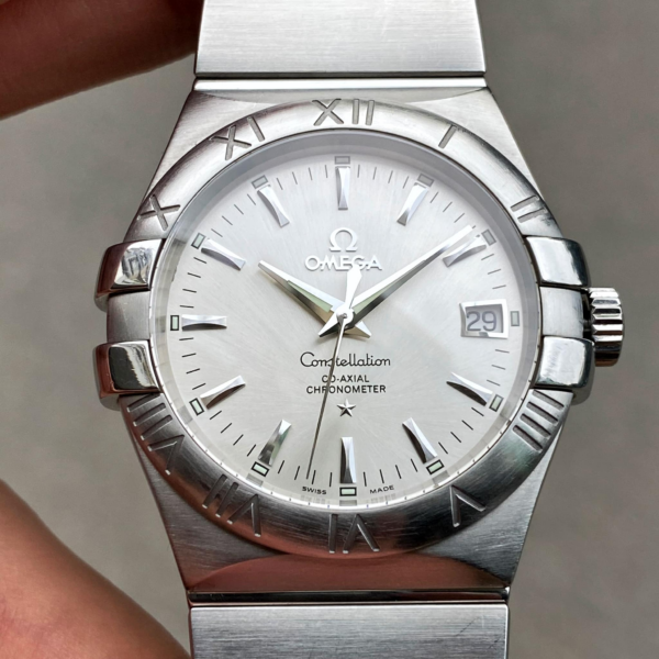 Đồng Hồ Omega Constellation 09 'Silver' 123-10-35-20-02-001 - Ảnh 2