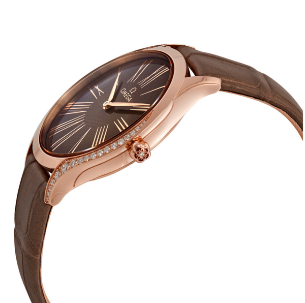 Đồng Hồ Omega De Ville Diamond 'Brown' 428-58-36-60-13-001 - Ảnh 2