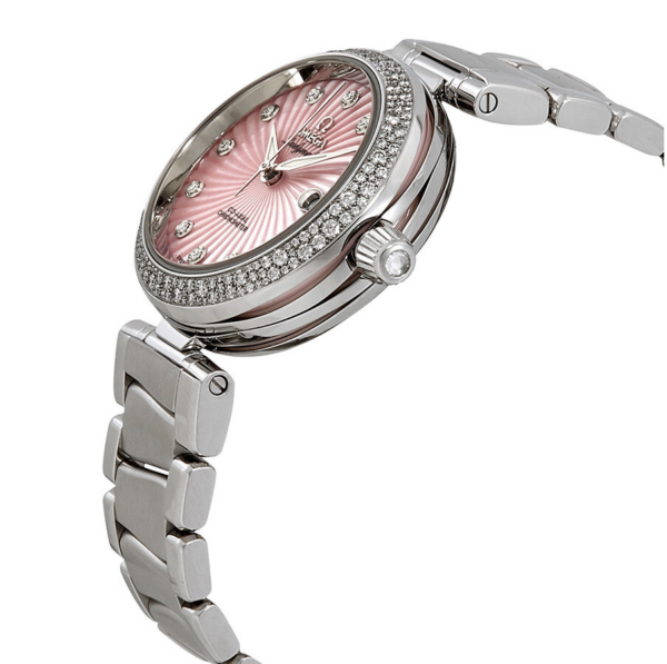 Đồng Hồ Omega De Ville Ladymatic 'Pink' 425-35-34-20-57-001 - Ảnh 2