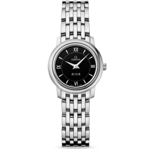 Đồng Hồ Omega De Ville Prestige Black Dial Ladies 'Silver' 424-10-24-60-01-001