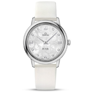 Đồng Hồ Omega De Ville White Diamond Watch 'White' 424-12-33-60-52-001