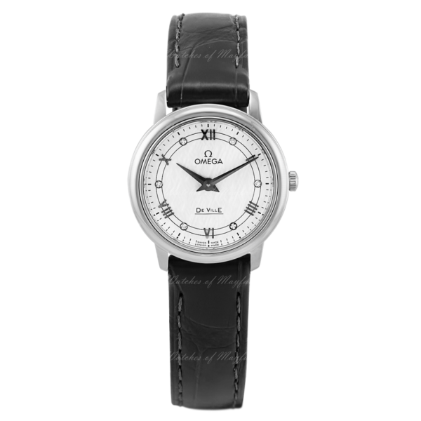 Đồng Hồ Omega De Ville Prestige White Silvery 'Black' 424-13-27-60-52-002