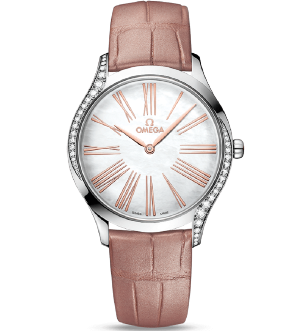 Đồng Hồ Omega De Ville Tresor Quartz 'Pink' 428-18-36-60-05-002