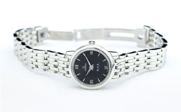 Đồng Hồ Omega De Ville Prestige Black Dial Ladies 'Silver' 424-10-24-60-01-001 - Ảnh 4