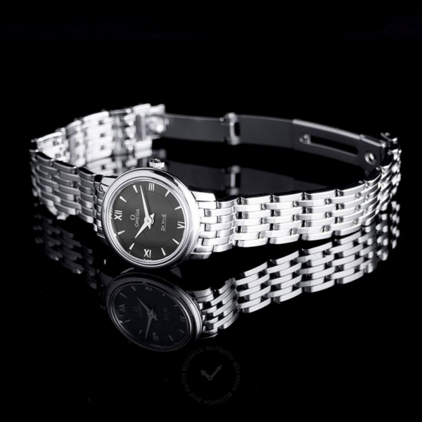Đồng Hồ Omega De Ville Prestige Black Dial Ladies 'Silver' 424-10-24-60-01-001 - Ảnh 3