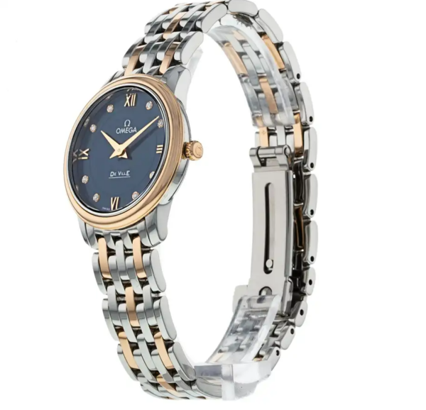 Đồng Hồ Omega De Ville Blue Diamond 'Silver' 424-20-27-60-53-001 - Ảnh 3
