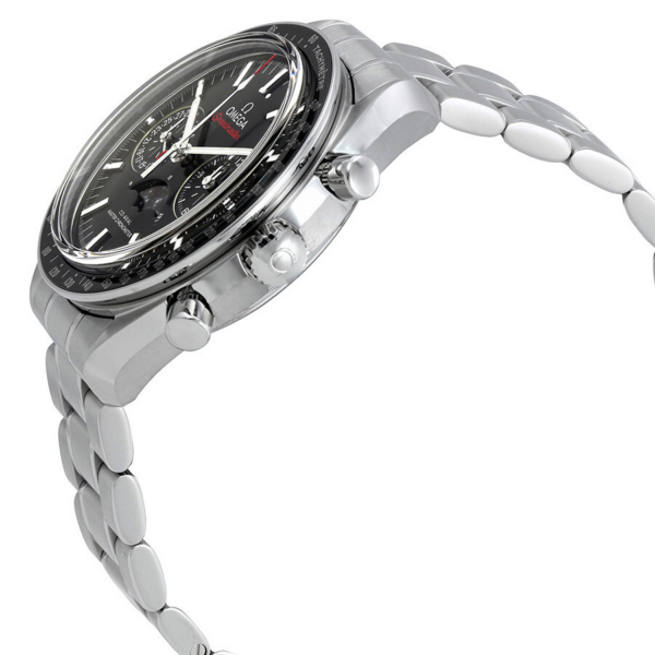 Đồng Hồ Omega Speedmaster Moon Phase 'Black' 304-30-44-52-01-001 - Ảnh 2