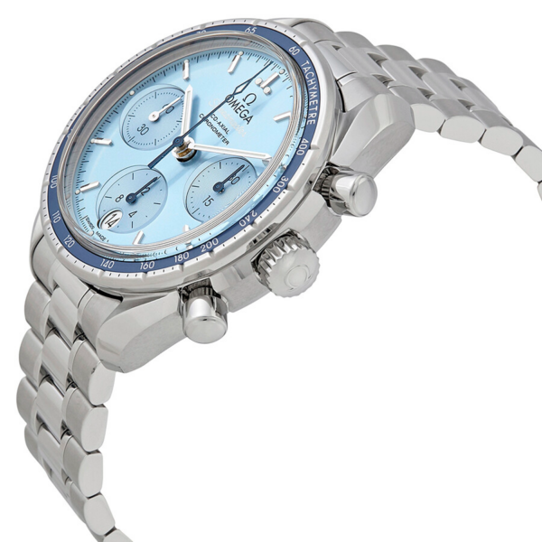 Đồng Hồ Omega Speedmaster Chronograph 'Blue' 324-30-38-50-03-001 - Ảnh 2