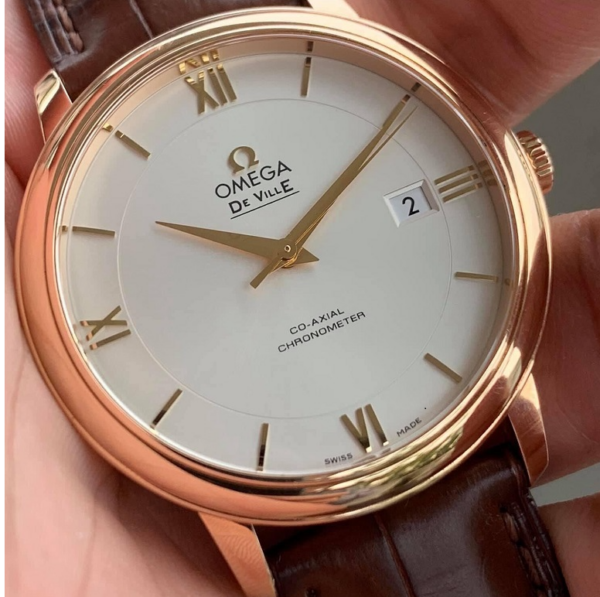 Đồng Hồ Omega Deville Co-Axial 18kt 'Rose Gold' 42453402002001 - Ảnh 2