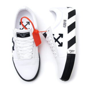Alternative view of Giày Off-White Vulc Low Top 'White Black' OMIA085E18351001-0100