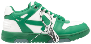 Giày Off-White Out of Office Low 'Dirty White Green' OMIA189R21LEA001-0455