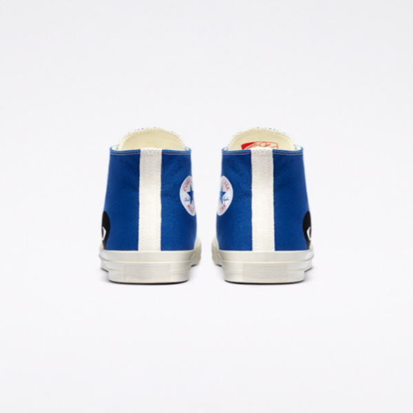 Giày Converse Comme des Garçons PLAY x Chuck 70 High 'Blue Quartz' 171846C - Ảnh 8
