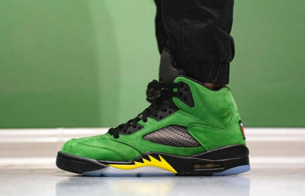 Giày Nike Air Jordan 5 'Oregon Ducks' H013-MNJDLS-535 - Ảnh 2
