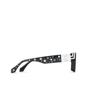 Kinh Louis Vuitton x YK 1.1 Millionaires Painted Dots Sunglasses 'Black Grey' Z1904E