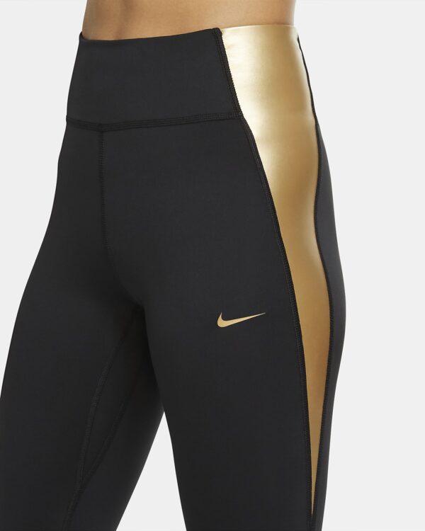 Quần Nike One Leggings 'Black Gold' CU5021-010 - Ảnh 2