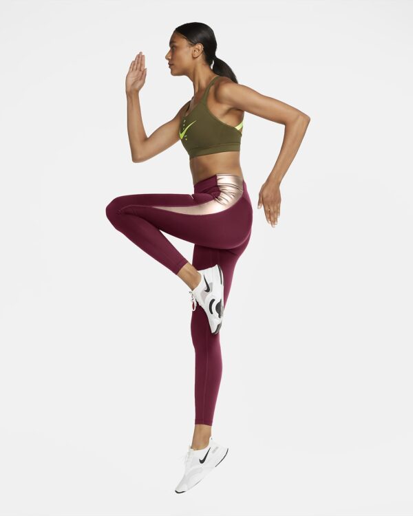 Quần Nike One Leggings 'Red Gold' CU5021-614 - Ảnh 3