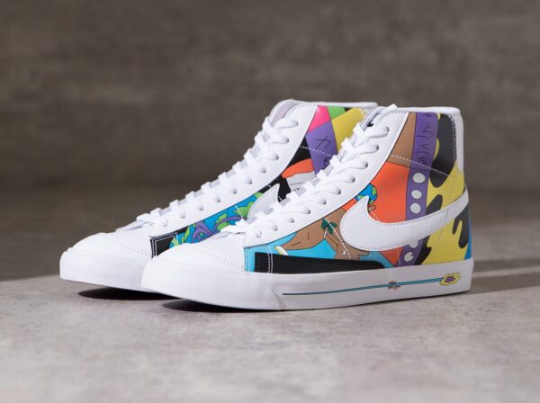 Giày Ruohan Wang x Nike Blazer Mid ’77 'Multicolor' CZ3775-900 - Ảnh 6