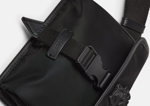 Túi Versace La Medusa Nylon Small Messenger Black 1000727-DNY8ME-D41NP - Ảnh 4