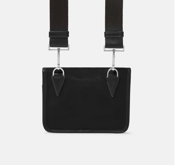 Túi Versace La Medusa Nylon Small Messenger Black 1000727-DNY8ME-D41NP - Ảnh 3