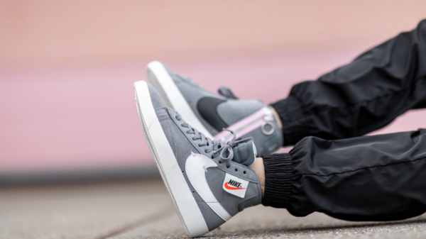 Giày Nike Blazer Mid XX Rebel 'Cool Grey' BQ4022-004 - Ảnh 3