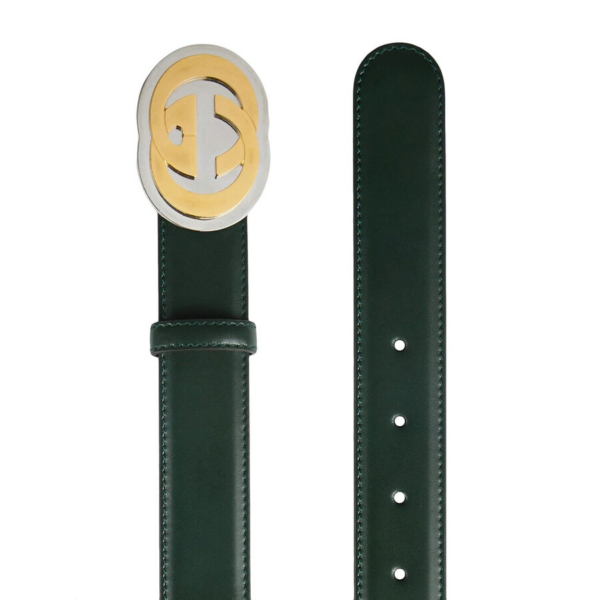 Thắt Lưng Gucci G Buckle 'Green' 598092-DT90X-3020 - Ảnh 2