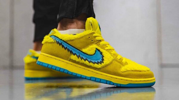Giày Nike Grateful Dead x Dunk Low SB 'Yellow Bear' CJ5378-700 - Ảnh 3