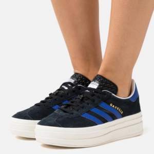 Giay Adidas Gazelle Bold 'Black Lucid Blue' HQ4408