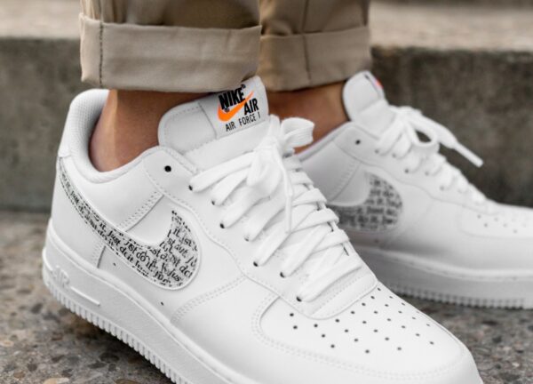 Giày Nike Air Force 1 LV8 White 'Just Do it' BQ5361-100 - Ảnh 4