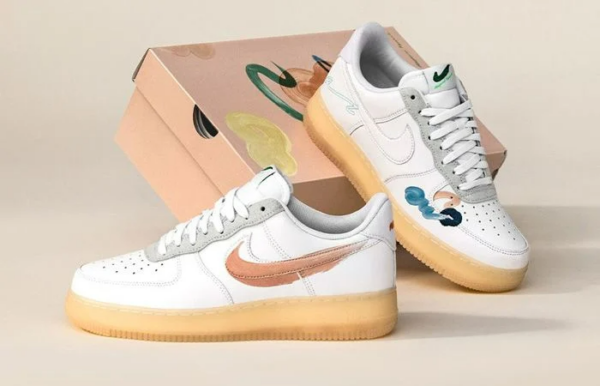 Giày Nike Mayumi Yamase x Air Force 1 Flyleather 'Earth Day' DB3598-100 - Ảnh 5