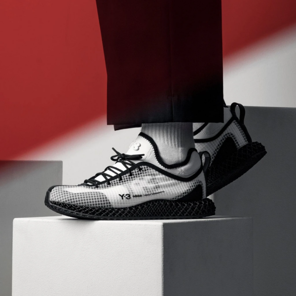 Giày Adidas Y-3 Runner 4D IO 'White Black' FX1059 - Ảnh 2